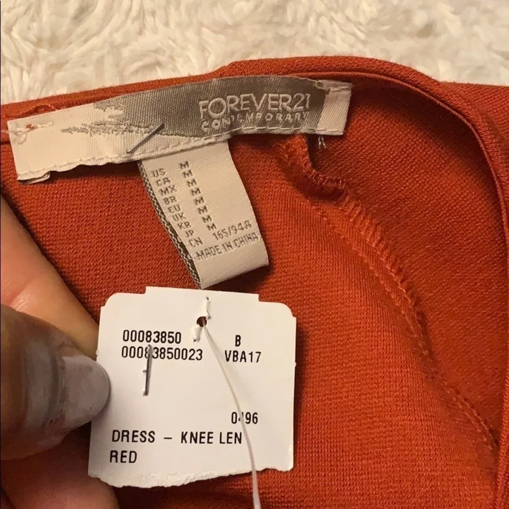 Forever 21 red dress size M new with tags